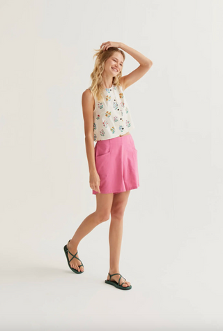 Gardener Floral Print Top