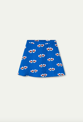 Ladybug Love Print Mini Skirt