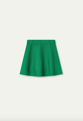 A-line Knit Mini Skirt