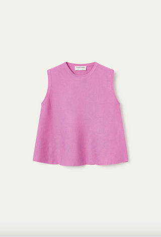 Sleeveless Swing Knit Top