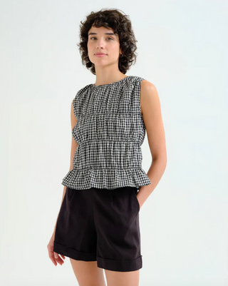 Gingham Check Top