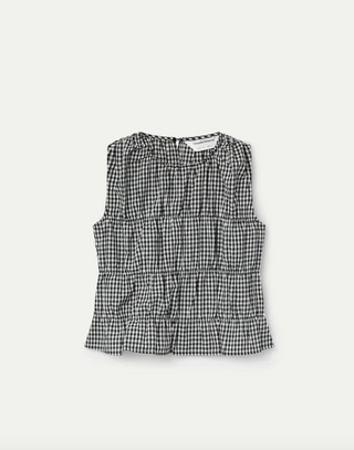 Gingham Check Top