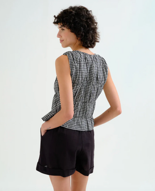 Gingham Check Top