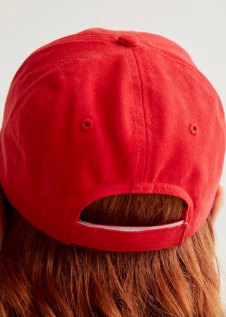 Embroidered Cherry Cap