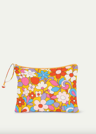 Bloom Print Fabric Clutch