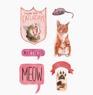 The Cat's Meow Sticker Book