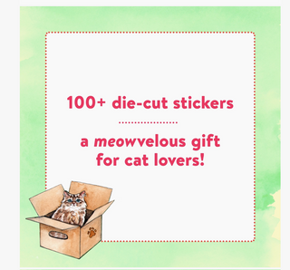 The Cat's Meow Sticker Book