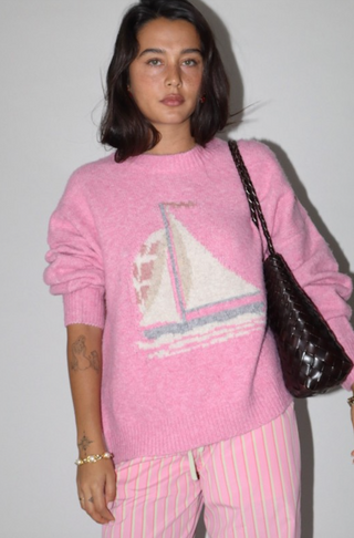Sailboat Knit Sweater