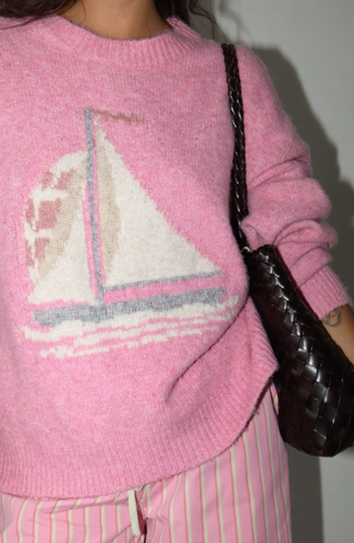 Sailboat Knit Sweater