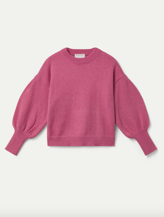 Cinched Cuffed Knit Sweater