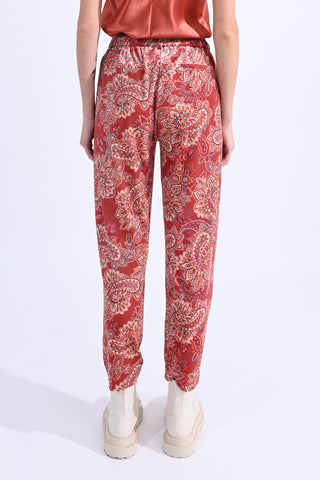 Paisley Pants in Terracotta-FINAL SALE