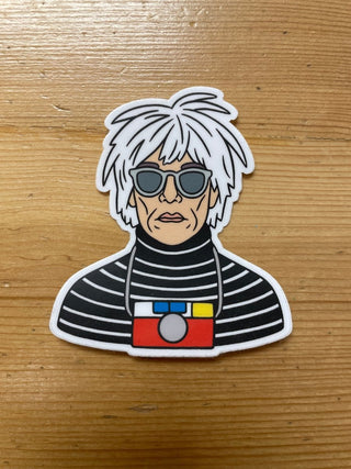 Andy Warhol Sticker - Sincerely Betty