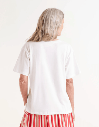 Big Cherry Print Graphic Tee - Sincerely Betty