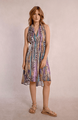 Boho Wild Animal Print Dress - Sincerely Betty