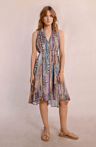 Boho Wild Animal Print Dress - Sincerely Betty