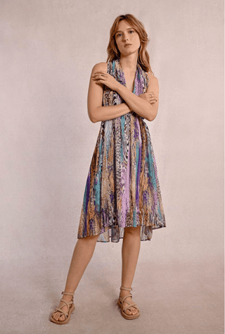 Boho Wild Animal Print Dress - Sincerely Betty