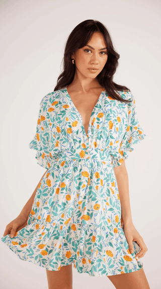 Bonnie Garden Mini Dress - Sincerely Betty
