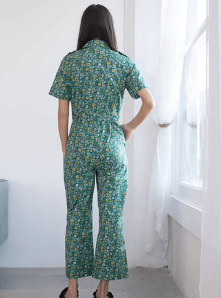 Buttercup Ditzy Floral Coveralls - Sincerely Betty