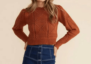 Cara Crochet Sweater - FINAL SALE - Sincerely Betty