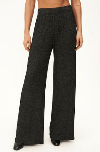Catch Flights Wide Leg Rib Pants - Sincerely Betty