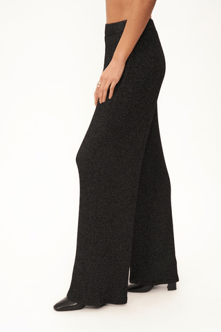 Catch Flights Wide Leg Rib Pants - Sincerely Betty