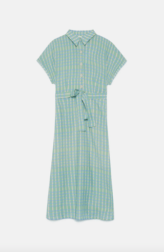 Checked Midi Dress - FINAL SALE - Sincerely Betty