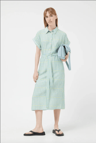 Checked Midi Dress - FINAL SALE - Sincerely Betty