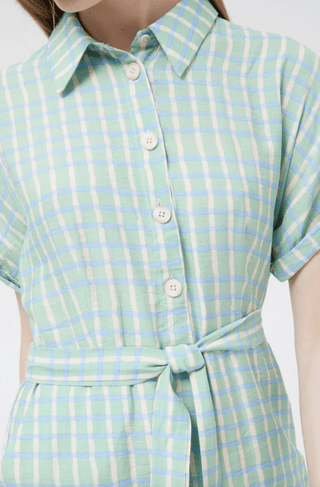 Checked Midi Dress - FINAL SALE - Sincerely Betty