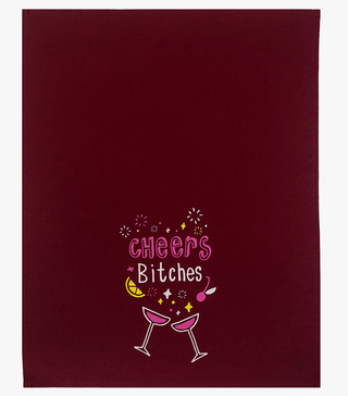Cheers Bitches Kitchen Tea Towel - Sincerely Betty