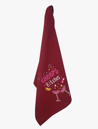 Cheers Bitches Kitchen Tea Towel - Sincerely Betty