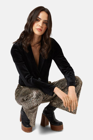 Cheetah Gold Pants - Sincerely Betty