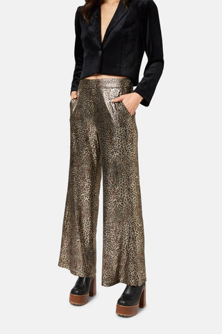 Cheetah Gold Pants - Sincerely Betty