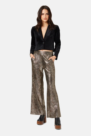 Cheetah Gold Pants - Sincerely Betty