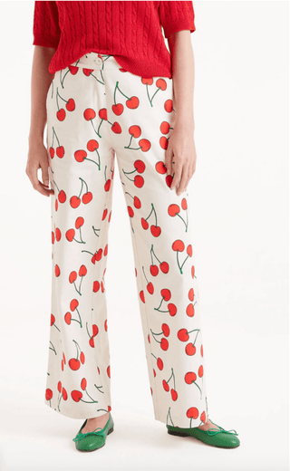 Cherry Print Pants - Sincerely Betty