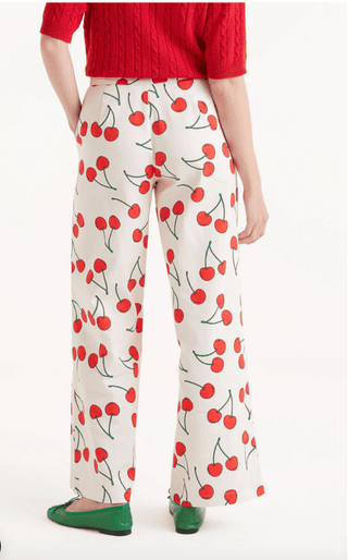 Cherry Print Pants - Sincerely Betty