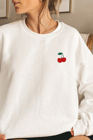 Cherry Sweatshirt - Sincerely Betty