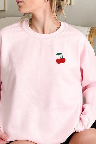 Cherry Sweatshirt - Sincerely Betty