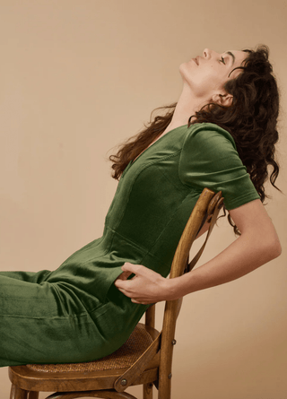 Clan Velvet Jumpsuit - Sincerely Betty