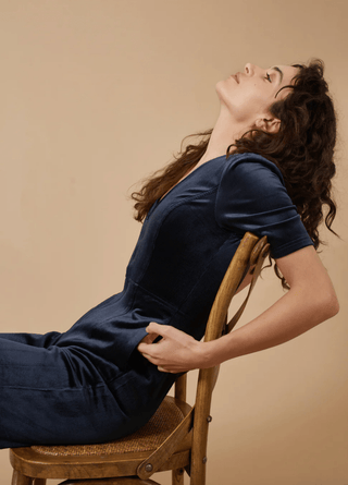 Clan Velvet Jumpsuit - Sincerely Betty