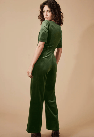 Clan Velvet Jumpsuit - Sincerely Betty