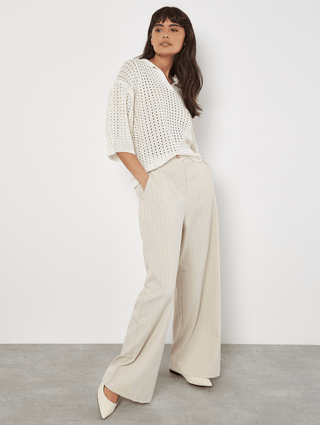 Collar Crochet Pullover Knit Top - FINAL SALE - Sincerely Betty