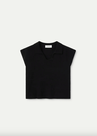 Collared Polo Knit Top - Sincerely Betty