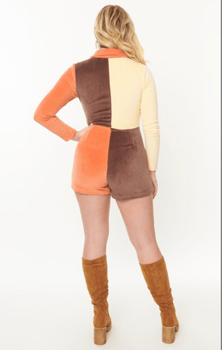 Color Block Romper - FINAL SALE - Sincerely Betty