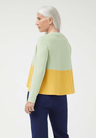 Color Block Swing Knit Sweater - Sincerely Betty