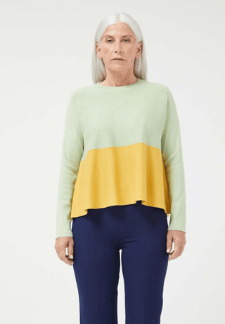 Color Block Swing Knit Sweater - Sincerely Betty