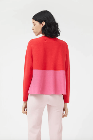 Color Block Swing Knit Sweater - Sincerely Betty