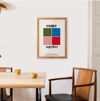 Come Together Beatles Inspired Retro Giclée Art Print - Sincerely Betty
