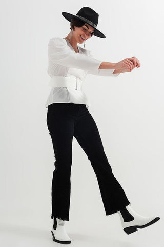 Corduroy Flare Pants - Sincerely Betty