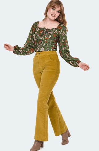 Corduroy Flare Pants - FINAL SALE - Sincerely Betty