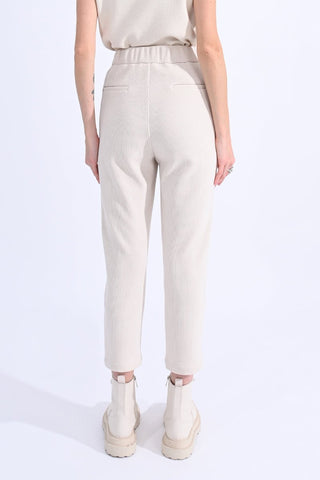 Corduroy Pleated Crop Pants - FINAL SALE - Sincerely Betty